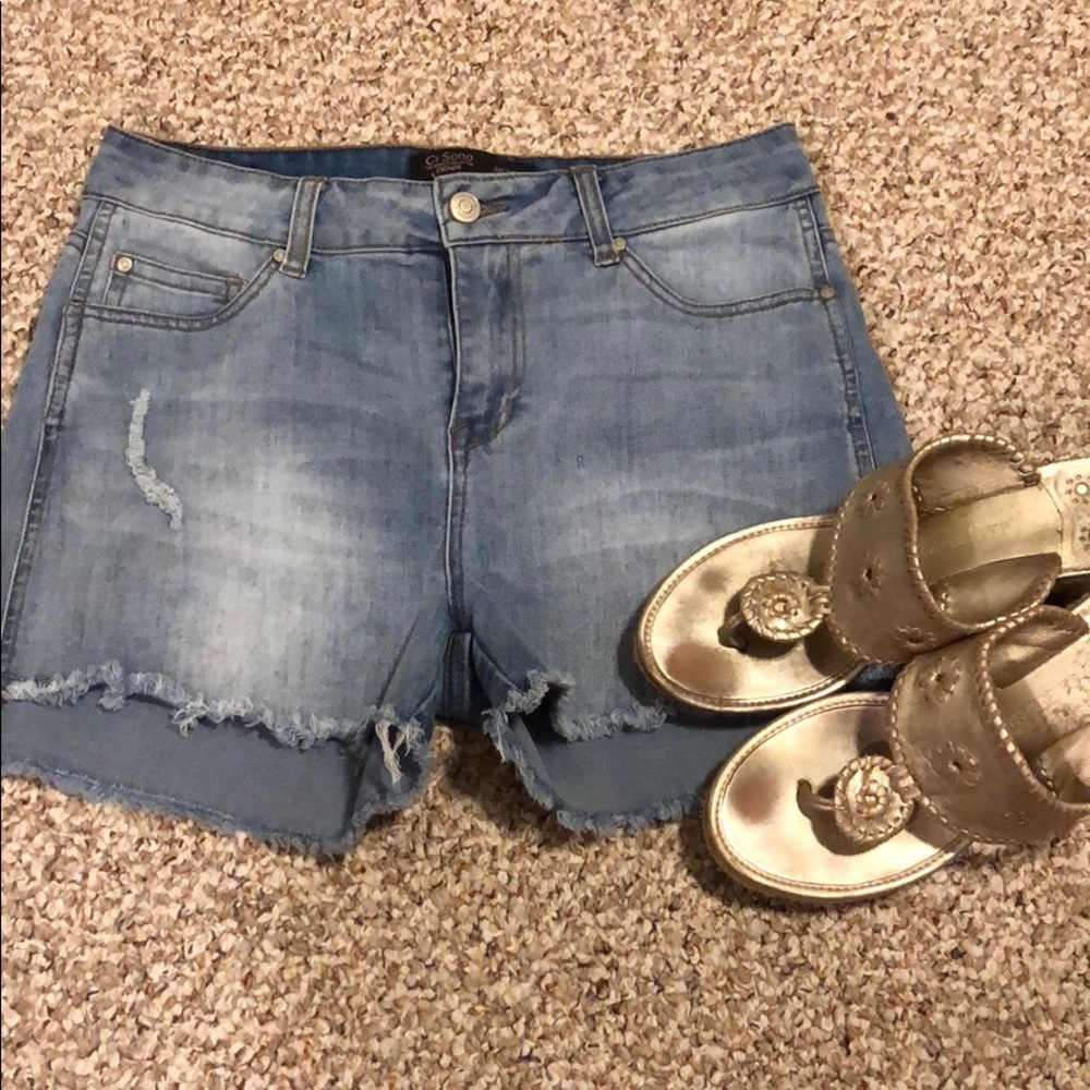 Ci Sono cutoff shorts